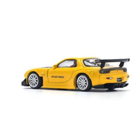 PR640116  POP RACE 1/64 MAZDA RX-7 (FD3S) RE-AMEMIYA WIDEBODY YELLOW