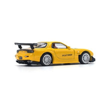 PR640116  POP RACE 1/64 MAZDA RX-7 (FD3S) RE-AMEMIYA WIDEBODY YELLOW