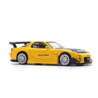 PR640116  POP RACE 1/64 MAZDA RX-7 (FD3S) RE-AMEMIYA WIDEBODY YELLOW