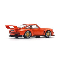 PR640131 POP RACE 1/64 SINGER DLS TURBO (TRACK) ORANGE