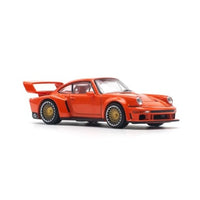 PR640131 POP RACE 1/64 SINGER DLS TURBO (TRACK) ORANGE