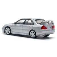 PR640140 POP RACE 1/64 MITSUBISHI LANCER EVOLUTION IV - STEEL SILVER