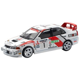 PR640165 POP RACE 1/64 MITSUBISHI LANCER EVO IV- WINNER RALLY DE CATALUNYA 1997 -
