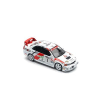 PR640165 POP RACE 1/64 MITSUBISHI LANCER EVO IV- WINNER RALLY DE CATALUNYA 1997 -