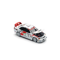 PR640165 POP RACE 1/64 MITSUBISHI LANCER EVO IV- WINNER RALLY DE CATALUNYA 1997 -