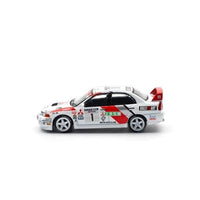 PR640165 POP RACE 1/64 MITSUBISHI LANCER EVO IV- WINNER RALLY DE CATALUNYA 1997 -