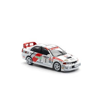PR640165 POP RACE 1/64 MITSUBISHI LANCER EVO IV- WINNER RALLY DE CATALUNYA 1997 -