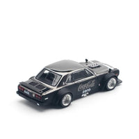 PR640144 POP RACE 1/64 SKYLINE GT-R V8 DRIFT (HAKOSUKA) COCA COLA CHROME?BLACK