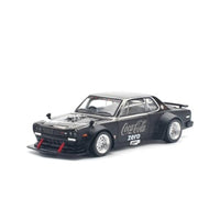 PR640144 POP RACE 1/64 SKYLINE GT-R V8 DRIFT (HAKOSUKA) COCA COLA CHROME?BLACK