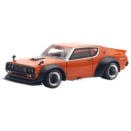 PR640173 POP RACE 1/64 SKYLINE GT-R V8 DRIFT (KENMERI) ORANGE