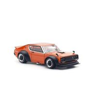 PR640173 POP RACE 1/64 SKYLINE GT-R V8 DRIFT (KENMERI) ORANGE