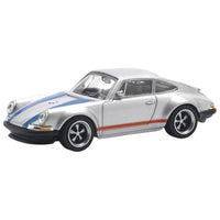 PR640188 POP RACE 1/64 SINGER SILVER/BLUE