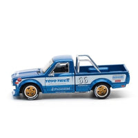 PR640217 POP RACE 1/64 PANDEM DATSUN 620 BLUE NEW TOOLING