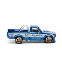 PR640217 POP RACE 1/64 PANDEM DATSUN 620 BLUE NEW TOOLING