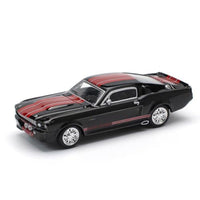 PR640218 POP RACE 1/64 SHELBY MUSTANG GT500 DARK CHROME