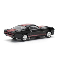 PR640218 POP RACE 1/64 SHELBY MUSTANG GT500 DARK CHROME