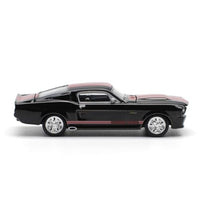 PR640218 POP RACE 1/64 SHELBY MUSTANG GT500 DARK CHROME
