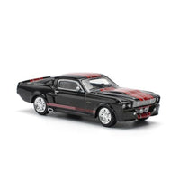PR640218 POP RACE 1/64 SHELBY MUSTANG GT500 DARK CHROME