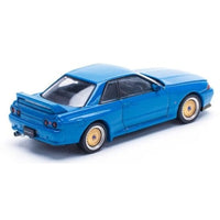 PRE009 POP RACE x ENIGMA 1/64 Nissan Skyline R32 Bayside Blue