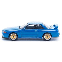 PRE009 POP RACE x ENIGMA 1/64 Nissan Skyline R32 Bayside Blue