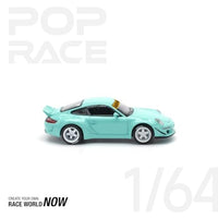 PR640237 POP RACE 1/64 RWB 997 TIFFANY BLUE