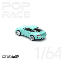 PR640237 POP RACE 1/64 RWB 997 TIFFANY BLUE