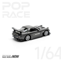 PR640255 POP RACE 1/64 MAZDA RX7 RE-AMEMIYA GUN METAL