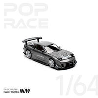 PR640255 POP RACE 1/64 MAZDA RX7 RE-AMEMIYA GUN METAL