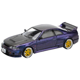 PR640256 POP RACE 1/64 GT-R R33 MIDNIGHT PURPLE