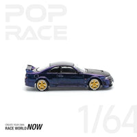 PR640256 POP RACE 1/64 GT-R R33 MIDNIGHT PURPLE