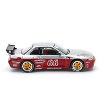PR640258 POP RACE 1/64 PANDEM SILVIA S13 - MOONTECH RED