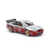 PR640258 POP RACE 1/64 PANDEM SILVIA S13 - MOONTECH RED