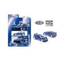 PRE001 POP RACE x Enigma 1/64 Pandem Civic EG6 v1.5 Metallic Blue
