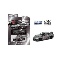 PRE002 POP RACE x Enigma 1/64 Darwin Pro 66G NWB Supra A90 - Grey Metallic