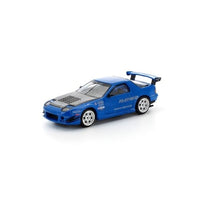 PR640290 POP RACE 1/64 MAZDA RX-7 (FC3S) RE-AMEMIYA - RE-AMEMIYA BLUE