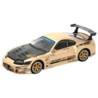 PR640277 POP RACE 1/64 TOP SECRET GT300 SUPRA - CHROME GOLD