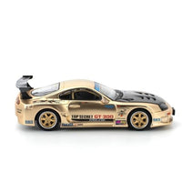 PR640277 POP RACE 1/64 TOP SECRET GT300 SUPRA - CHROME GOLD