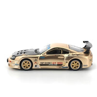 PR640277 POP RACE 1/64 TOP SECRET GT300 SUPRA - CHROME GOLD