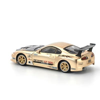 PR640277 POP RACE 1/64 TOP SECRET GT300 SUPRA - CHROME GOLD