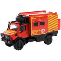 X8-06 拓意(XCARTOYS) 1/64 アルマジロ クローラー (ウニモグ U4000) レスキュー車仕様