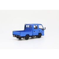 T66639 MODEL1 1/64 いすゞ エルフ(NHR) ダブルキャブ小型トラック- ブルー LHD