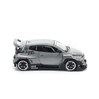 PR640329 POP RACE 1/64 PANDEM GR YARIS RAW METAL