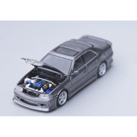 C33701 Focal Horizon x Model 1 1/64 Toyota Chaser JZX100 Custom Version Gunmetal