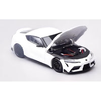 C33662  Focal Horizon x Model 1 1/64 Toyota GR Supra A90 White Metallic LHD