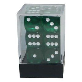 16mm 角丸ダイス(12個入) 緑