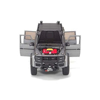 860307 ALMOST REAL 1/18 Brabus 550 Adventure Mercedes-Benz G500 4x4^2 - 2017 - Monza Grey Magno