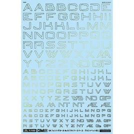 GM-728 1/100 GM フォントデカール No.16「サイバースペース・アルファベット#2」プリズムナイトゴールド