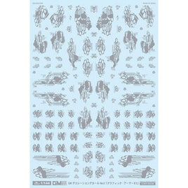 GM-735 1/144 GM デコレーションデカール No.5「グラフィック・アーマー#3」ライトグレー