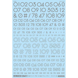 GM-748 1/144 GM ナンバーデカール No.8「フューチャー・ナンバーズ」グレー