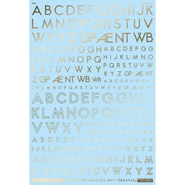 GM-755 1/144 GM フォントデカール No.10「フューチャー・アルファベット」ゴールド